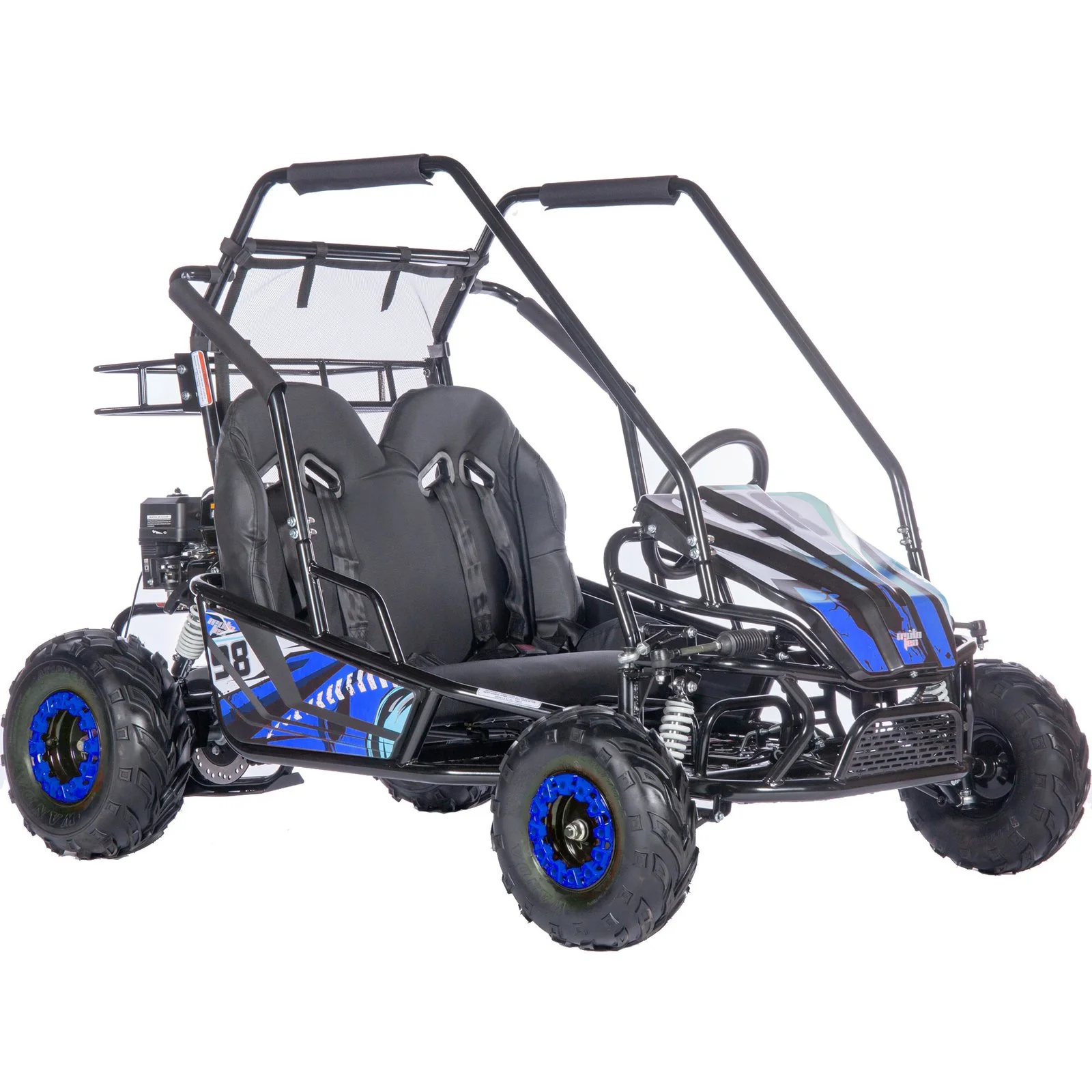 MotoTec Mud Monster XL 212cc 2 Seat Full Suspension Go Karts. - Image 6
