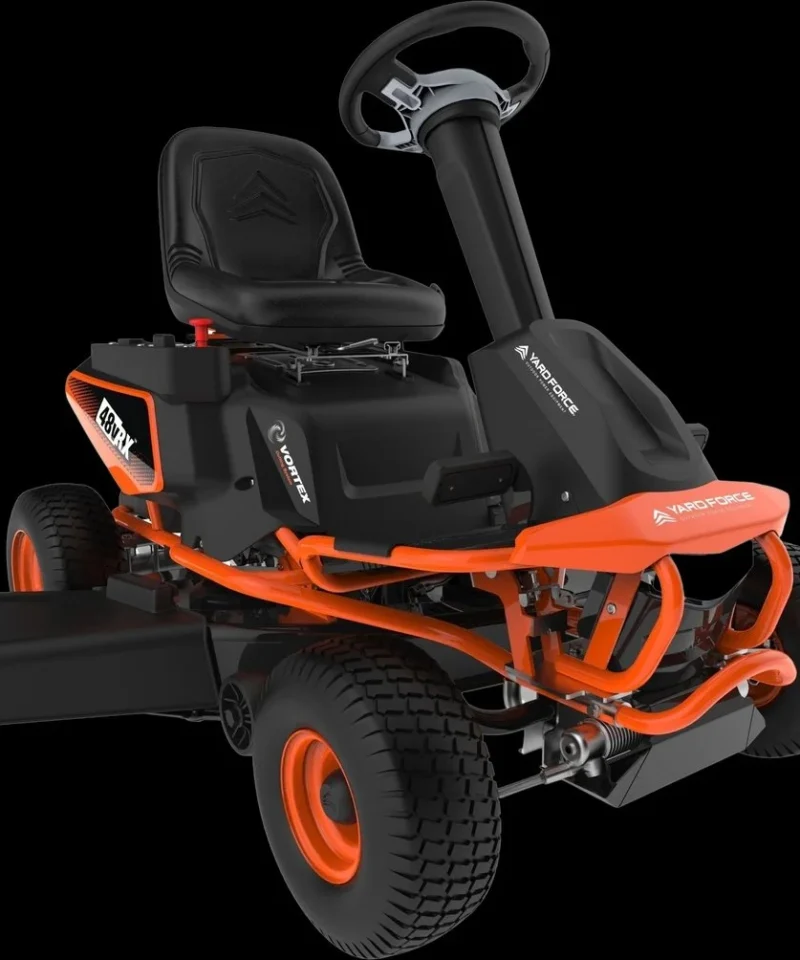 Yard Force 38″ 48V Battery-Powered Riding Lawn Mowers.