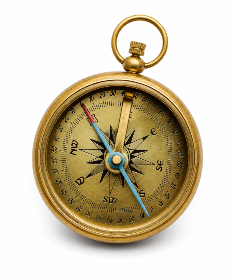 Handmade Antique Brass Compass