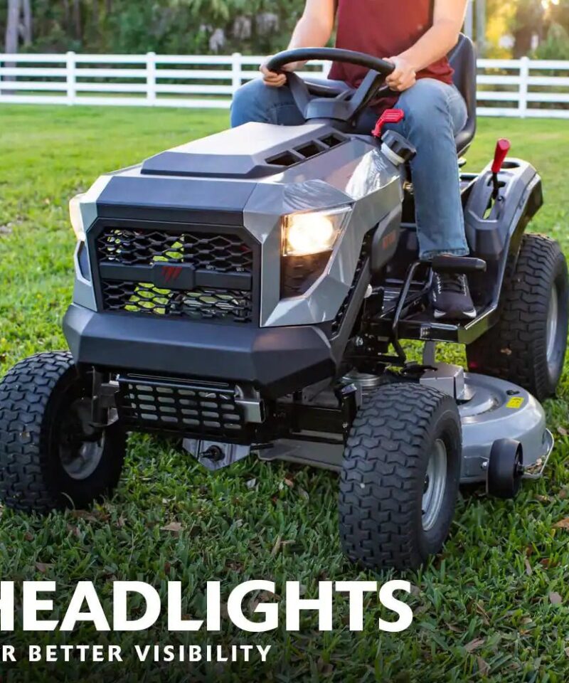 MT100 42 In. 13.5 HP 500Cc E1350 Series Briggs and Stratton Engine 6-Speed Manual Gas Riding Lawn Tractor Mower - Image 8