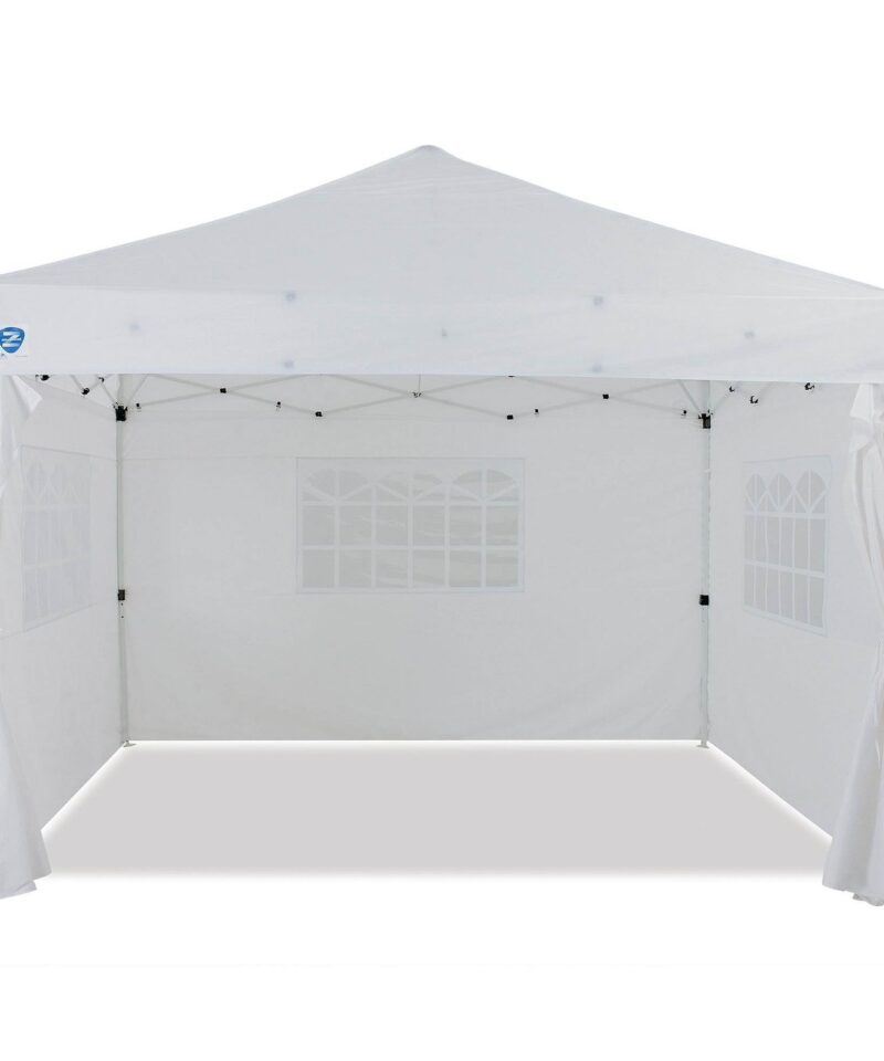 Venture 12 x 10 Foot Lawn Garden Event Outdoor Pop Up Canopy Tent, White