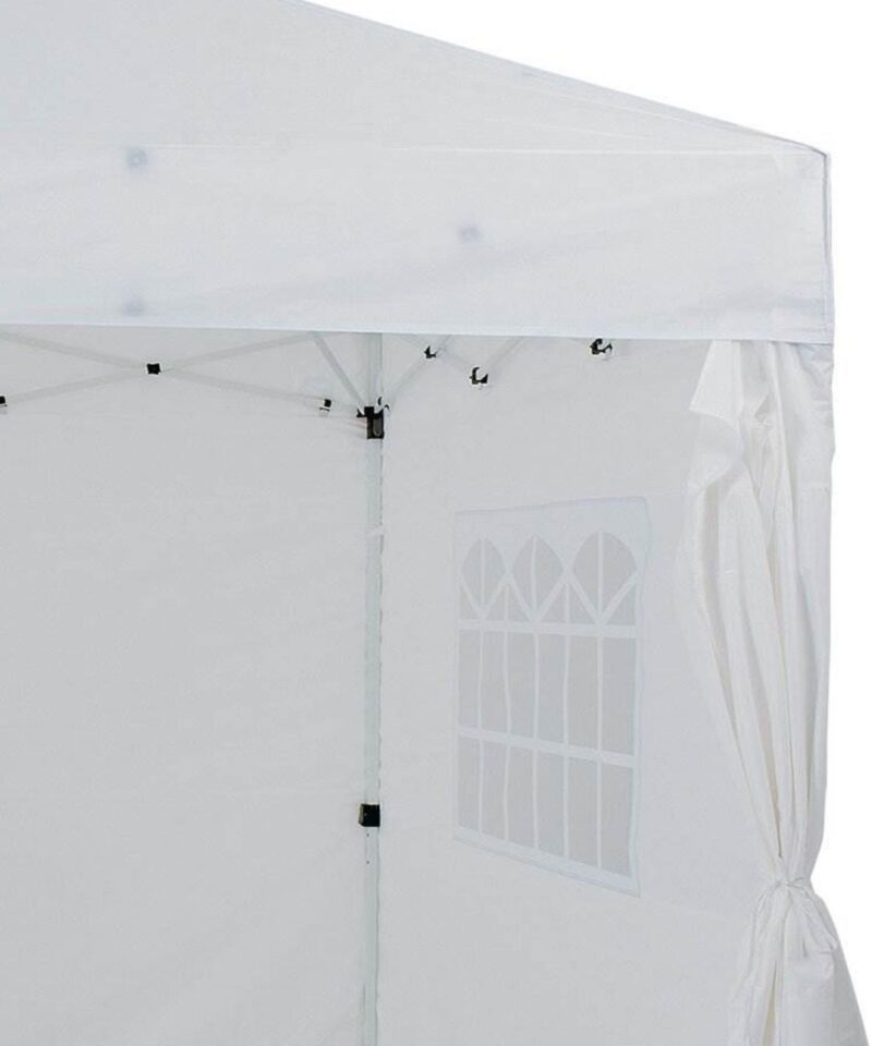 Venture 12 x 10 Foot Lawn Garden Event Outdoor Pop Up Canopy Tent, White - Image 5