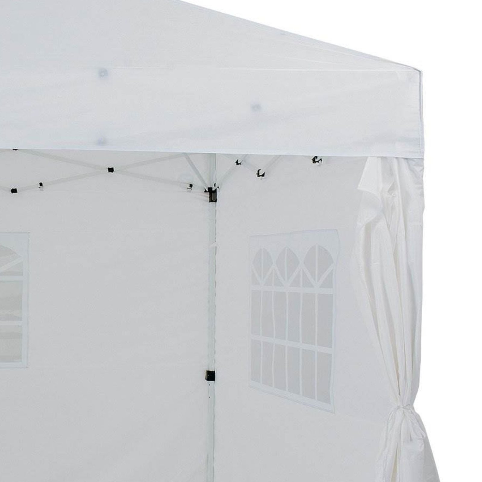 Venture 12 x 10 Foot Lawn Garden Event Outdoor Pop Up Canopy Tent, White - Image 5