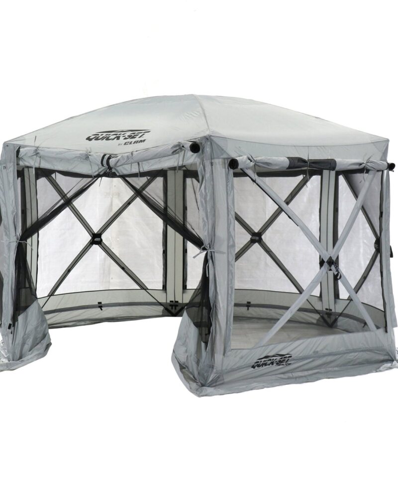 Quick-Set Pavilion 12.5 x 12.5 Foot Portable Outdoor Canopy Shelter, Gray - Image 7