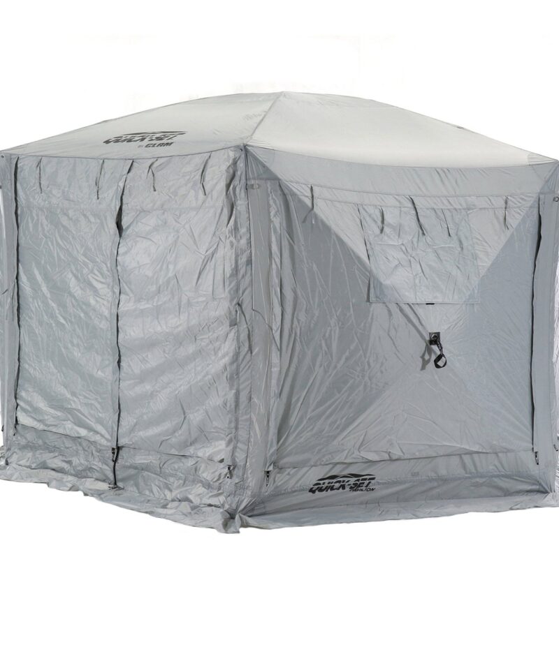 Quick-Set Pavilion 12.5 x 12.5 Foot Portable Outdoor Canopy Shelter, Gray - Image 10