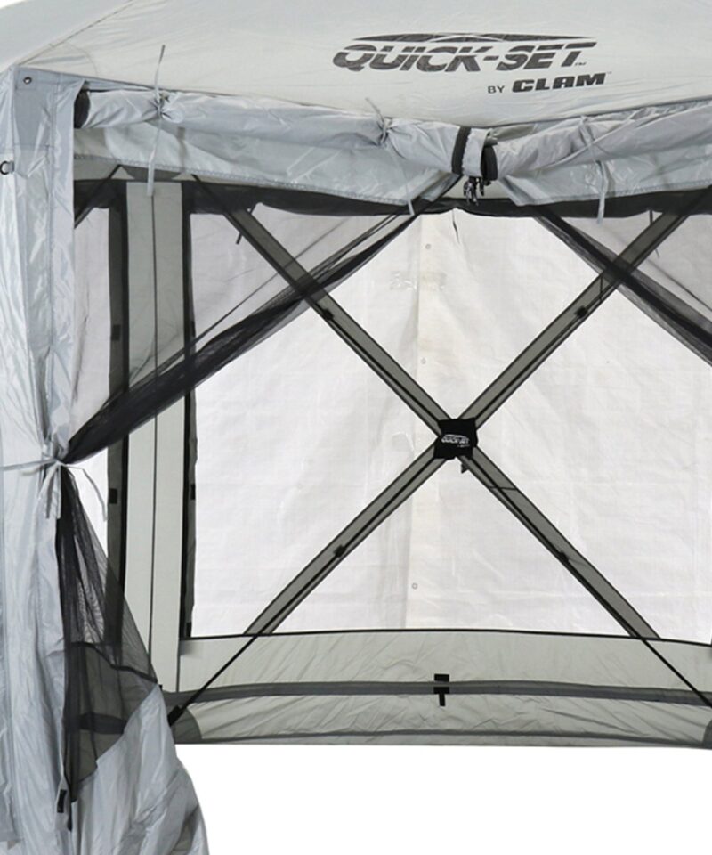 Quick-Set Pavilion 12.5 x 12.5 Foot Portable Outdoor Canopy Shelter, Gray - Image 11