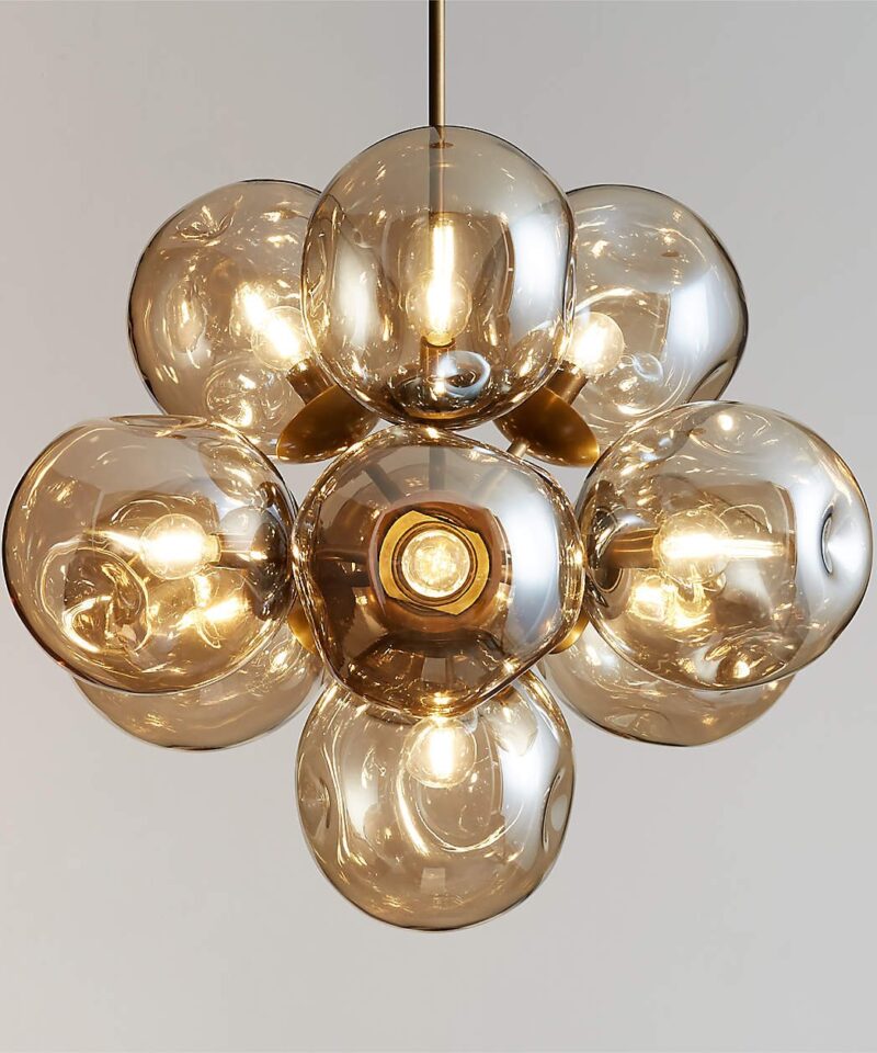 Etienne Glass Chandelier Light 27.7″ - Image 10