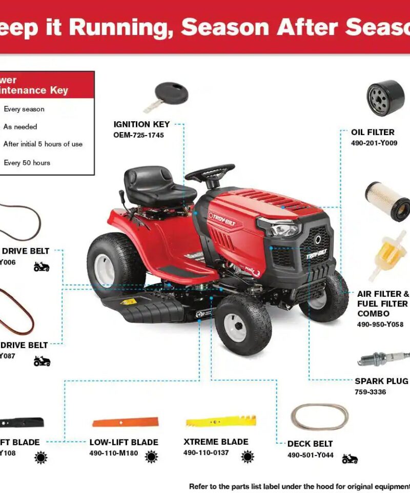 Pony 42 In. 15.5 HP Briggs and Stratton 7-Speed Manual Drive Gas Front Engine Riding Lawn Tractor - Image 7