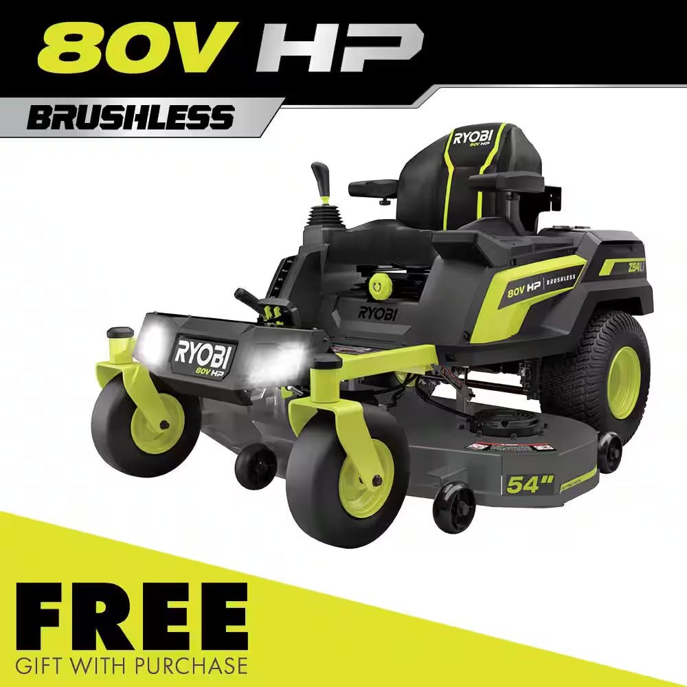 80V HP Brushless 42 In. Battery Electric Cordless Zero Turn Riding Mower (2) 80V Batteries (2) 40V Batteries and Charger - Image 17
