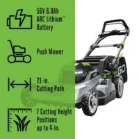 EGO POWER+ LM2114 21″ Brushless Push Lawn Mower Kits. - Image 5