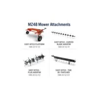 Husqvarna MZ48 Zero-Turn Mowers 23 HP Kawasaki 48” Clears Cut ZT3100 (M-ZT Seat) - Image 6