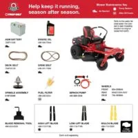 Troy-Bilt Mustang Z46 Zero-Turn Riding Lawn Mowers. - Image 5