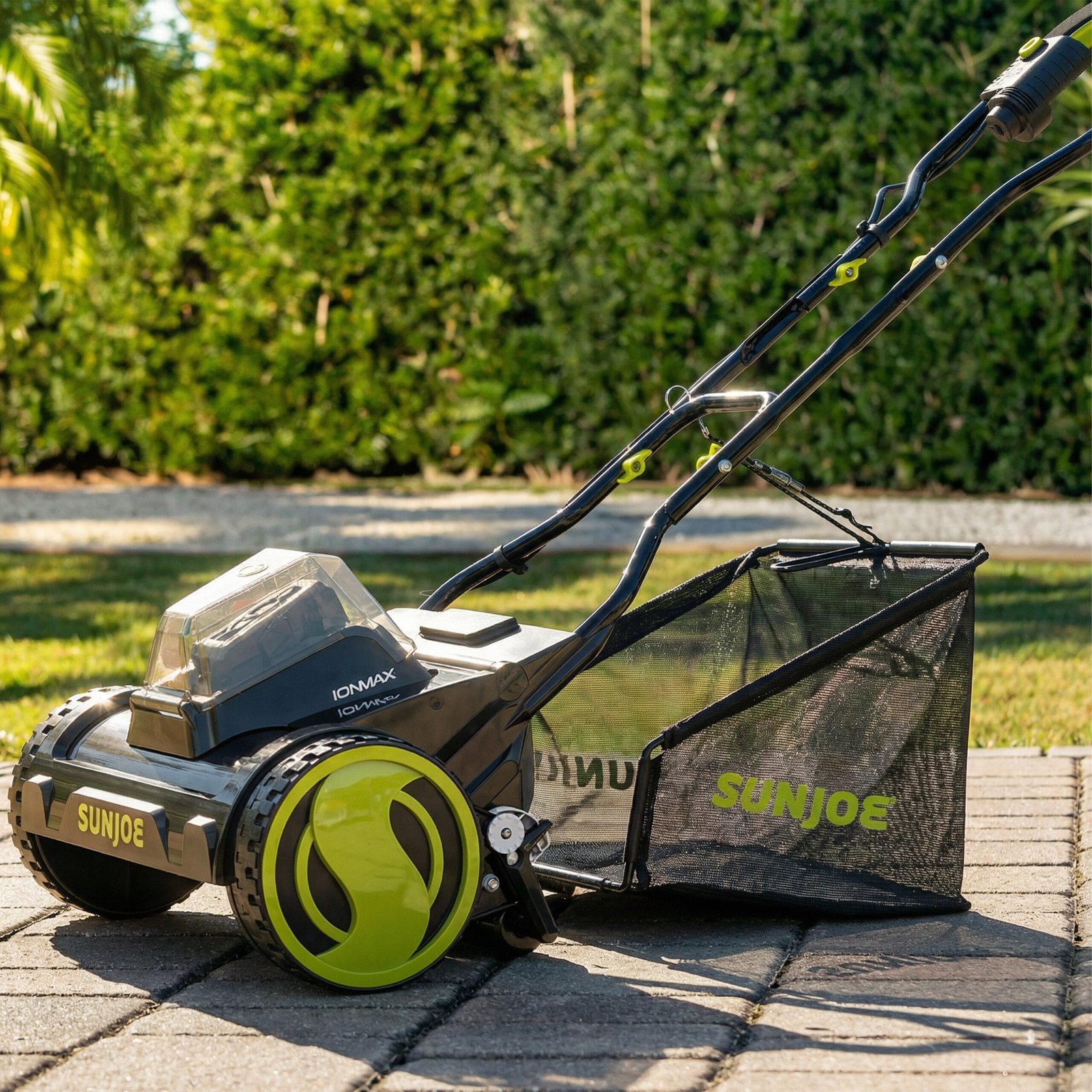 Cordless Push Reel Mower, 15” Yard Trimmer w/ Collection Bag, 24V-CRLM15 - Image 7