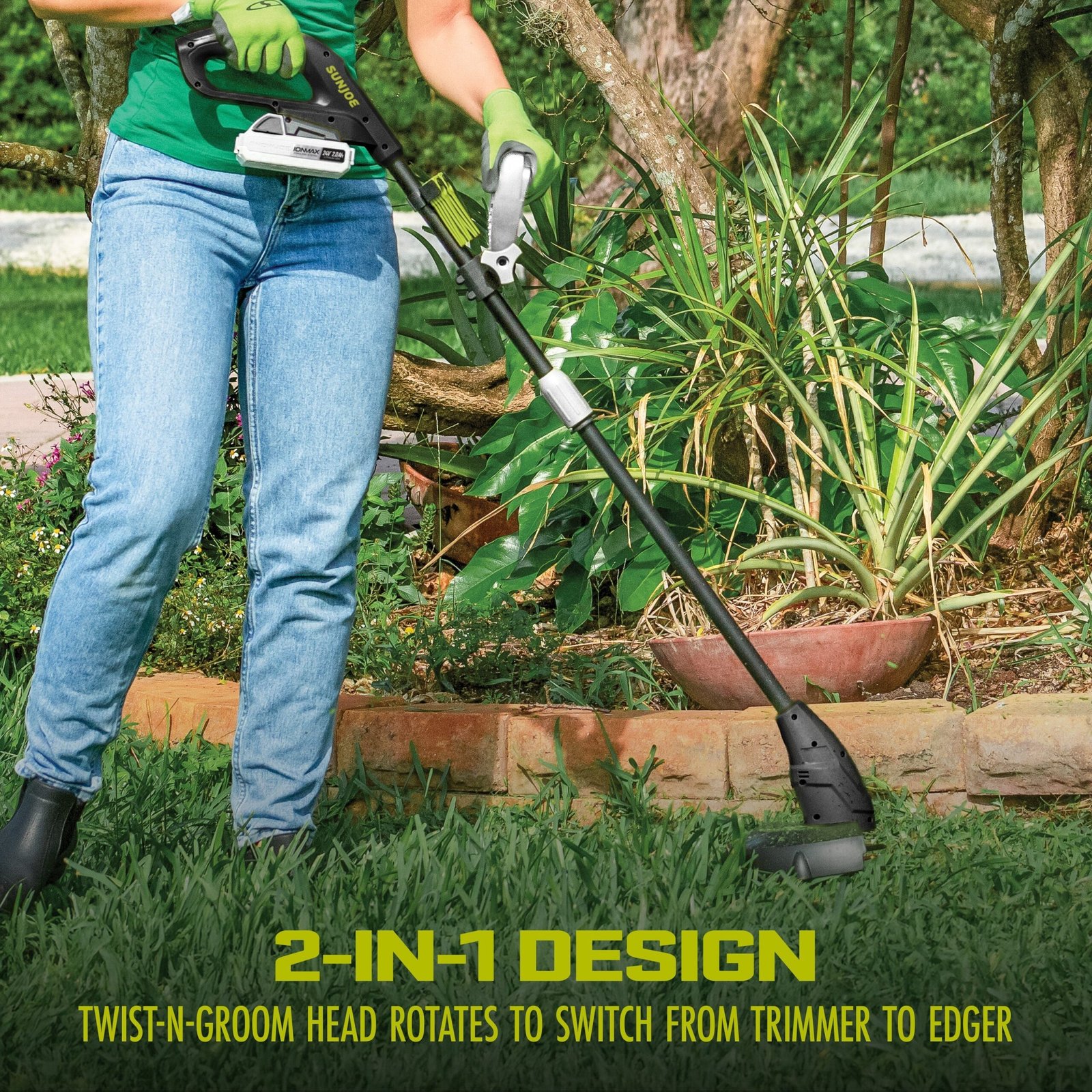 IONMAX Cordless Leaf Blower, Grass and Hedge Trimmer Kit, 24V-GT4MAX-LTE - Image 10