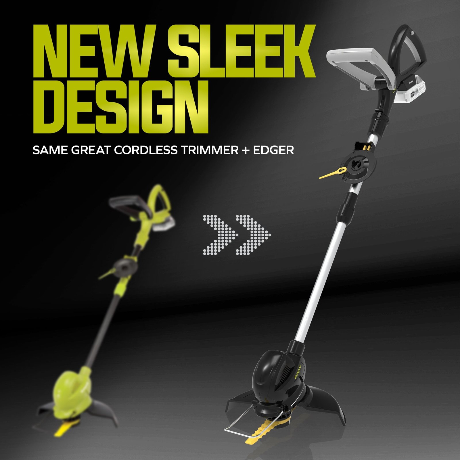 10” Stringless Lawn Trimmer Charger SharperBlade, Green, 24V-SB10-LTE - Image 2