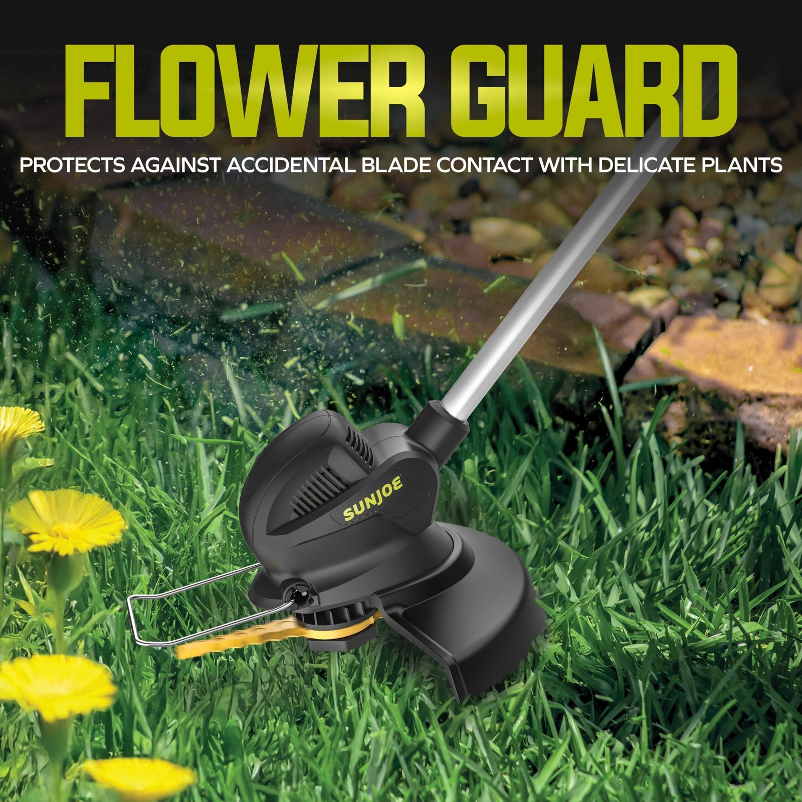 10” Stringless Lawn Trimmer Charger SharperBlade, Green, 24V-SB10-LTE - Image 7