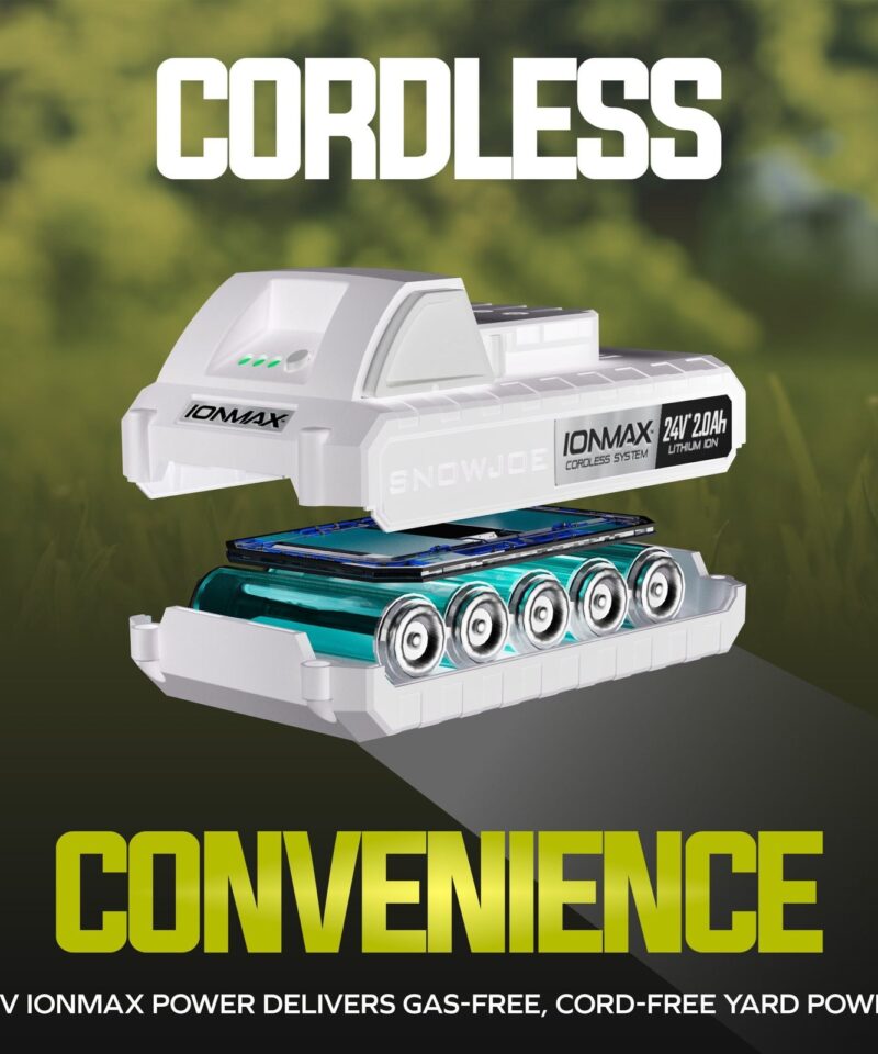 10” Stringless Lawn Trimmer Charger SharperBlade, Green, 24V-SB10-LTE - Image 8