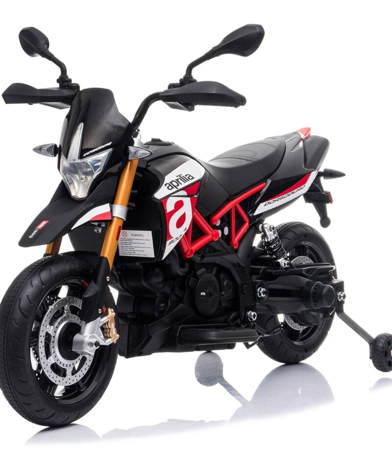 Battery Powered Ride On Aprilia Motorcycle for Ages 3 Years and Up, Red