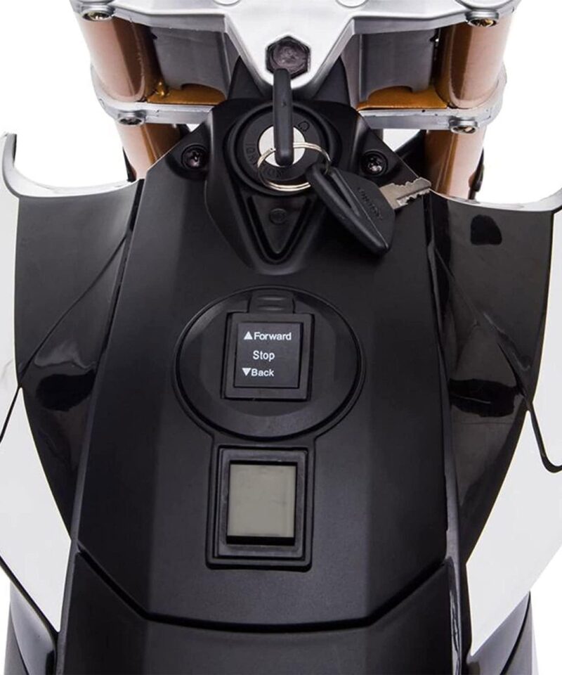 Battery Powered Ride On Aprilia Motorcycle for Ages 3 Years and Up, Red - Image 9