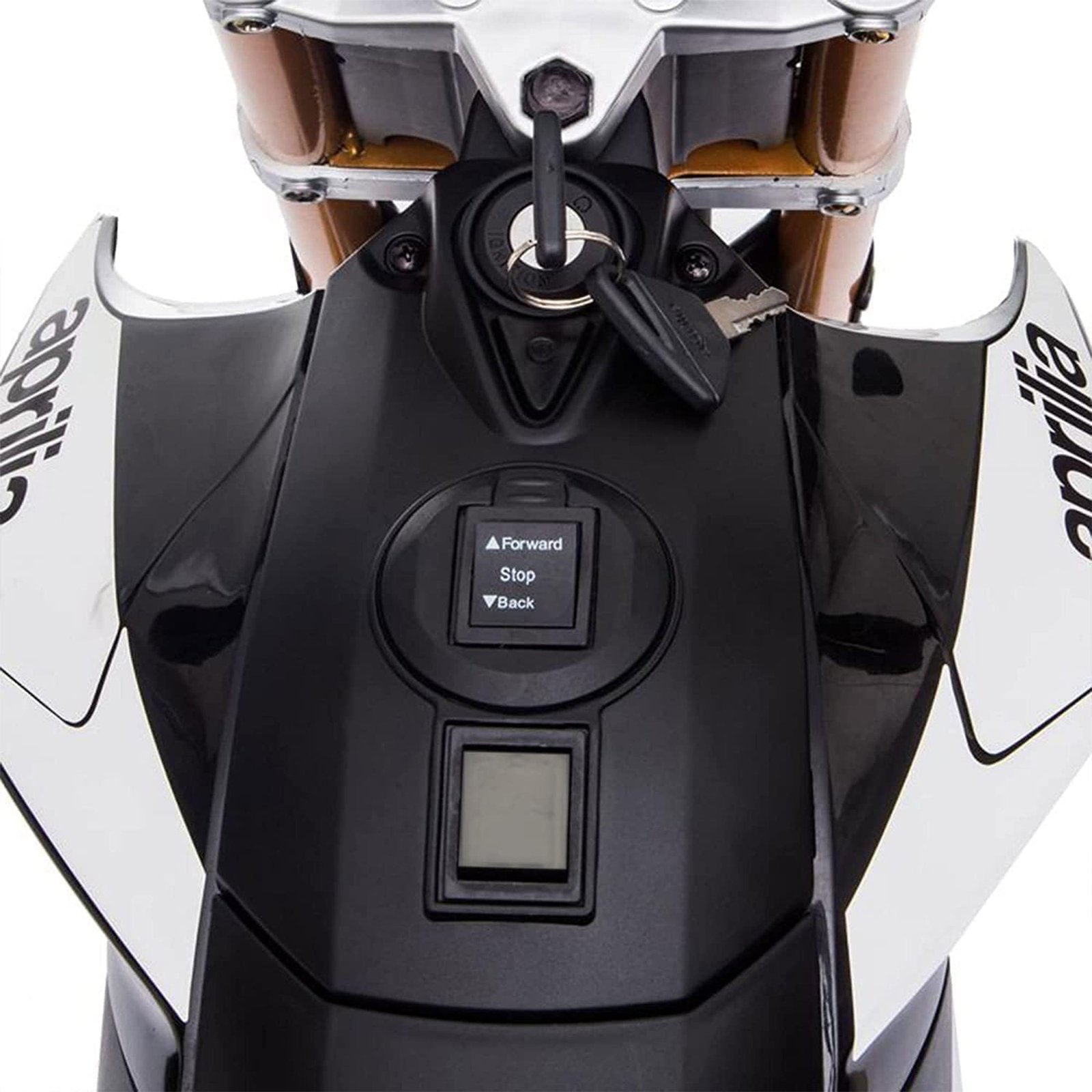 Battery Powered Ride On Aprilia Motorcycle for Ages 3 Years and Up, Red - Image 9