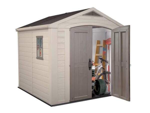 Factor 8×8 Foot Large Resin Outdoor Shed - Image 5