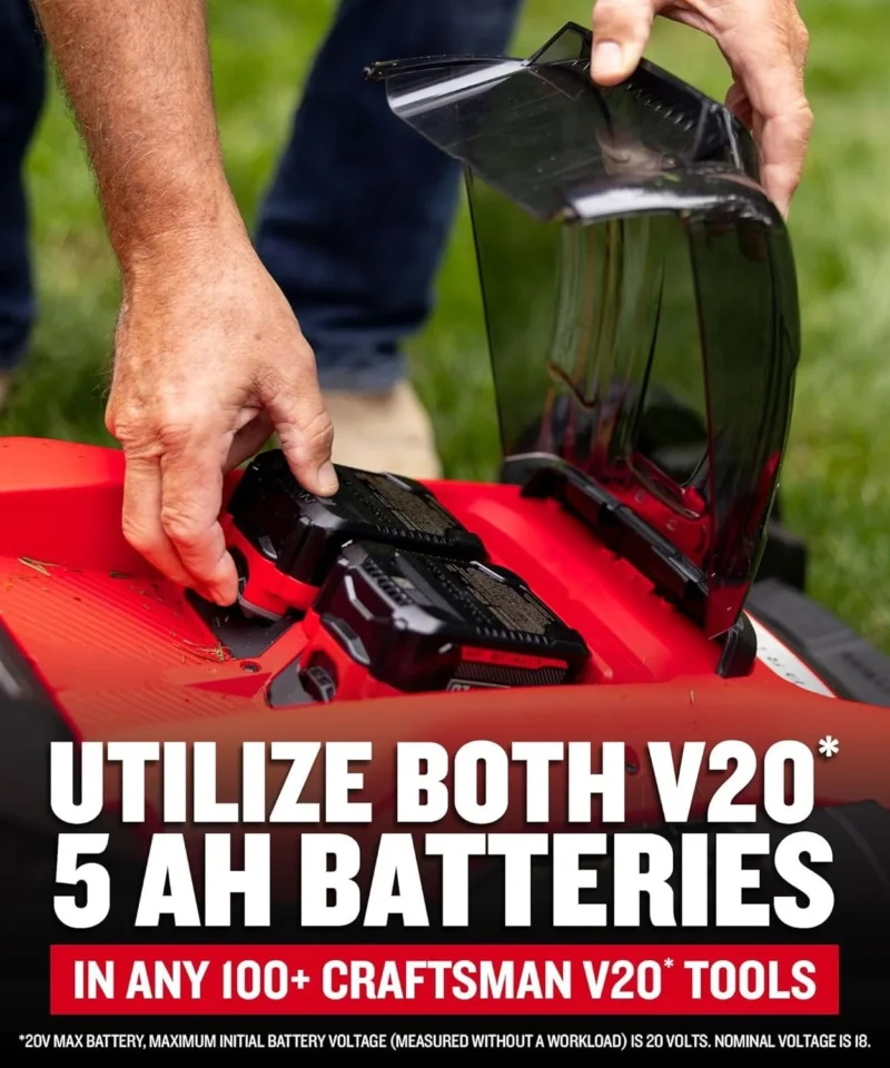 CRAFTSMAN V20 Lawn Mower, Push Mowers. - Image 4