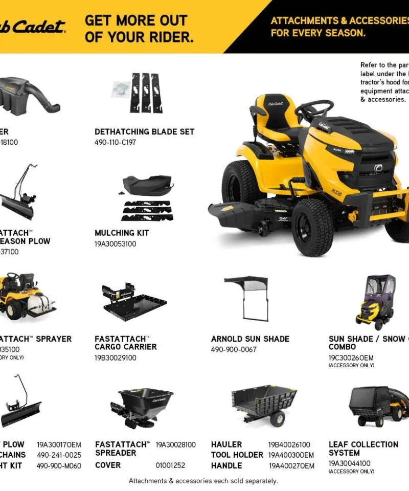Cub Cadet XT2 SLX54 54″ Residential Ridings Mowers (13A5A2TMA10) - Image 4