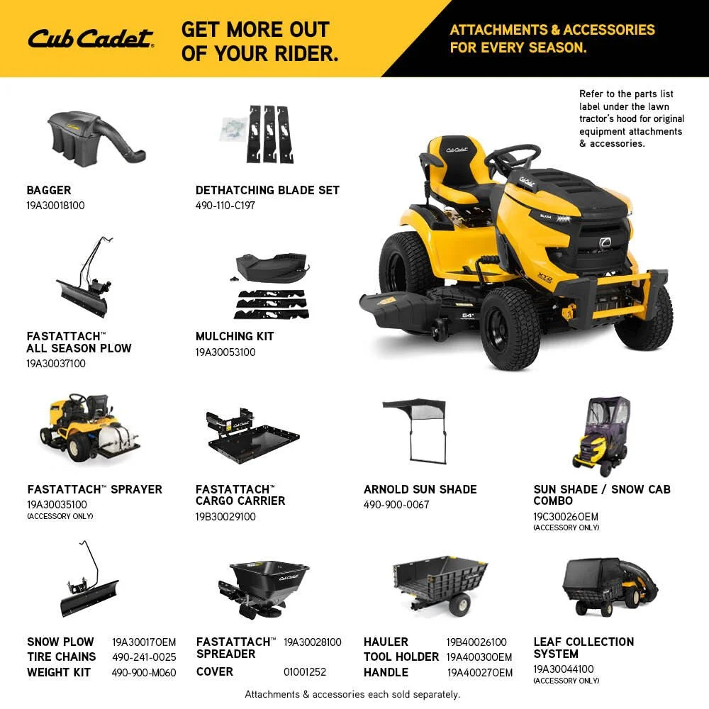 Cub Cadet XT2 SLX54 54″ Residential Ridings Mowers (13A5A2TMA10) - Image 4