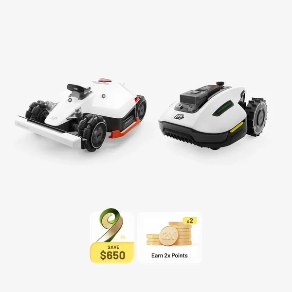 Alternative view of MAMMOTION LUBA 2 AWD 10000X Robot Lawn Mower. Multi-zone & No-go-zone Managements.