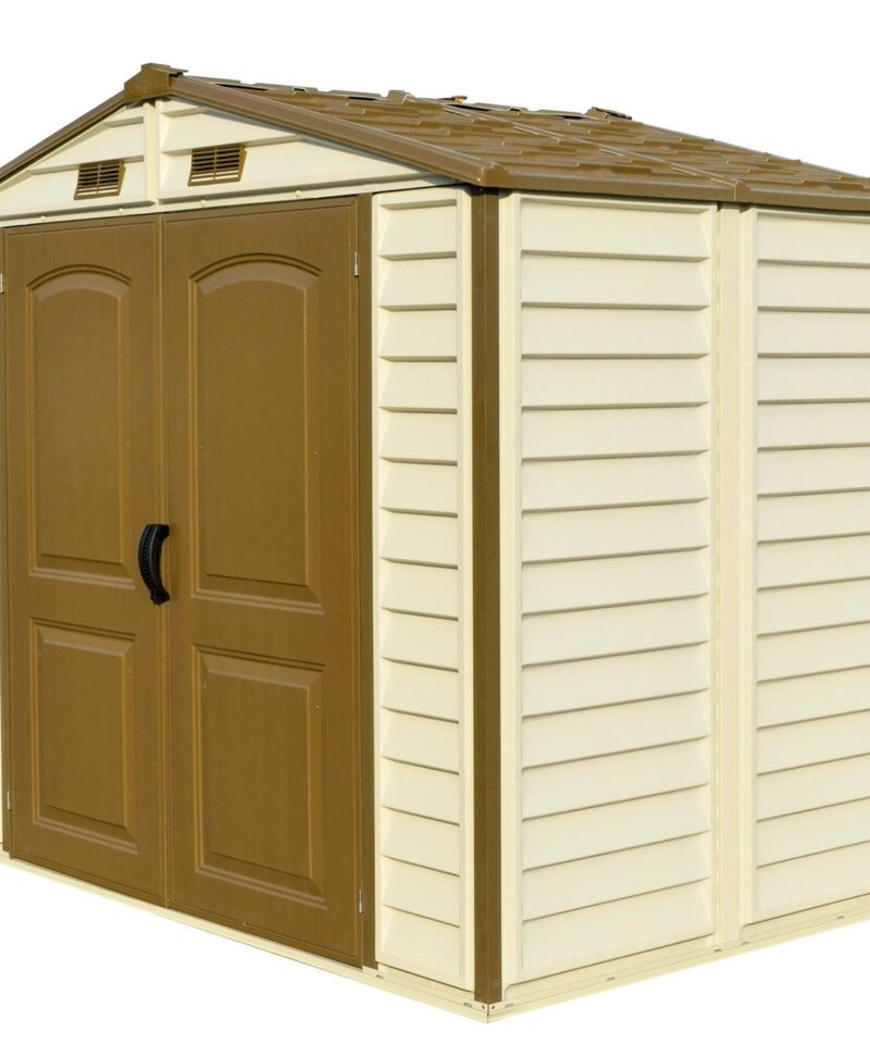 4ft x 8ft Sidemate Vinyl Resin Outdoor Storage Shed - Image 7