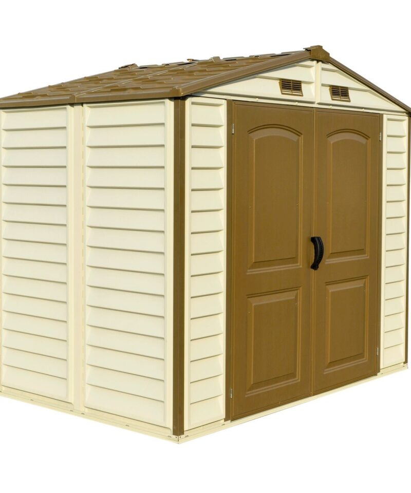 4ft x 8ft Sidemate Vinyl Resin Outdoor Storage Shed - Image 8