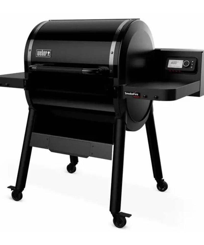 SmokeFire Sear ELX4 Outdoor 24″ Wood Fire Pellet Smart Smoker Grill, Black