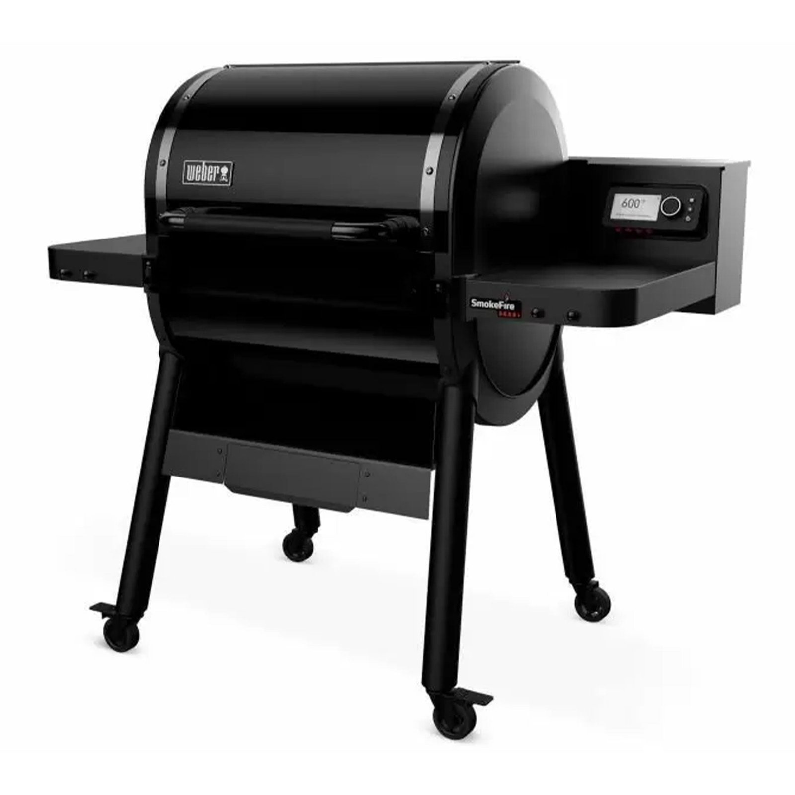 SmokeFire Sear ELX4 Outdoor 24″ Wood Fire Pellet Smart Smoker Grill, Black