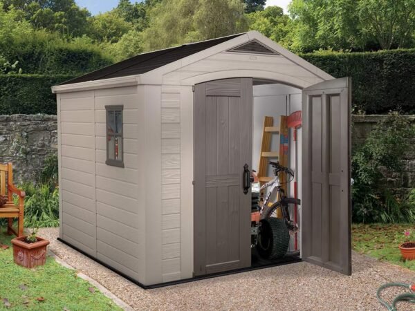 Factor 8×8 Foot Large Resin Outdoor Shed - Image 3