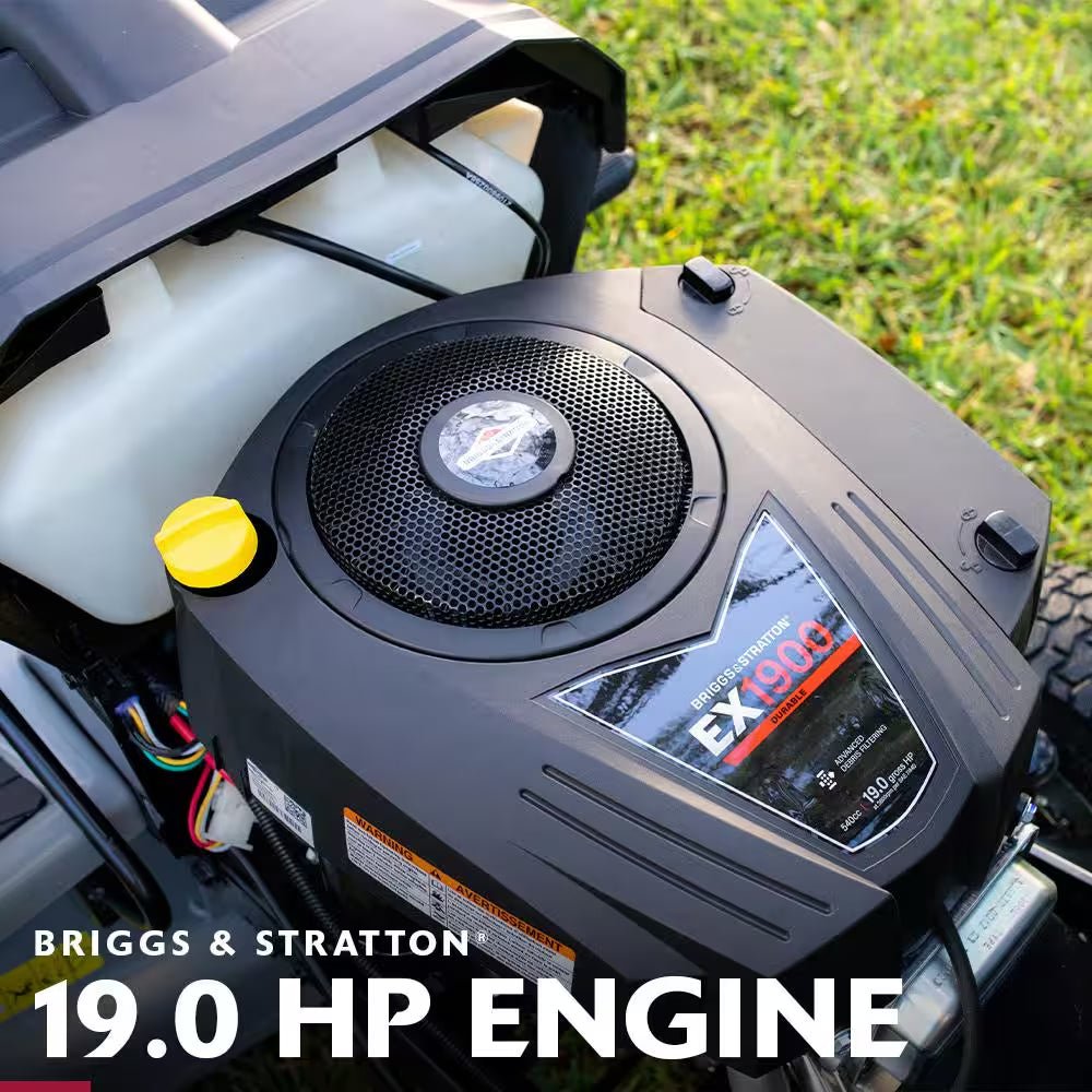 MT200 42 In. 19.0 HP 540Cc EX1900 Series Briggs and Stratton Engine Automatic Gas Riding Lawn Tractor Mower - Image 6