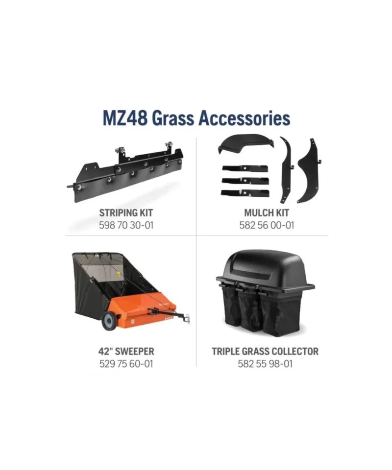 Husqvarna MZ48 Zero-Turn Mowers 23 HP Kawasaki 48” Clears Cut ZT3100 (M-ZT Seat) - Image 4