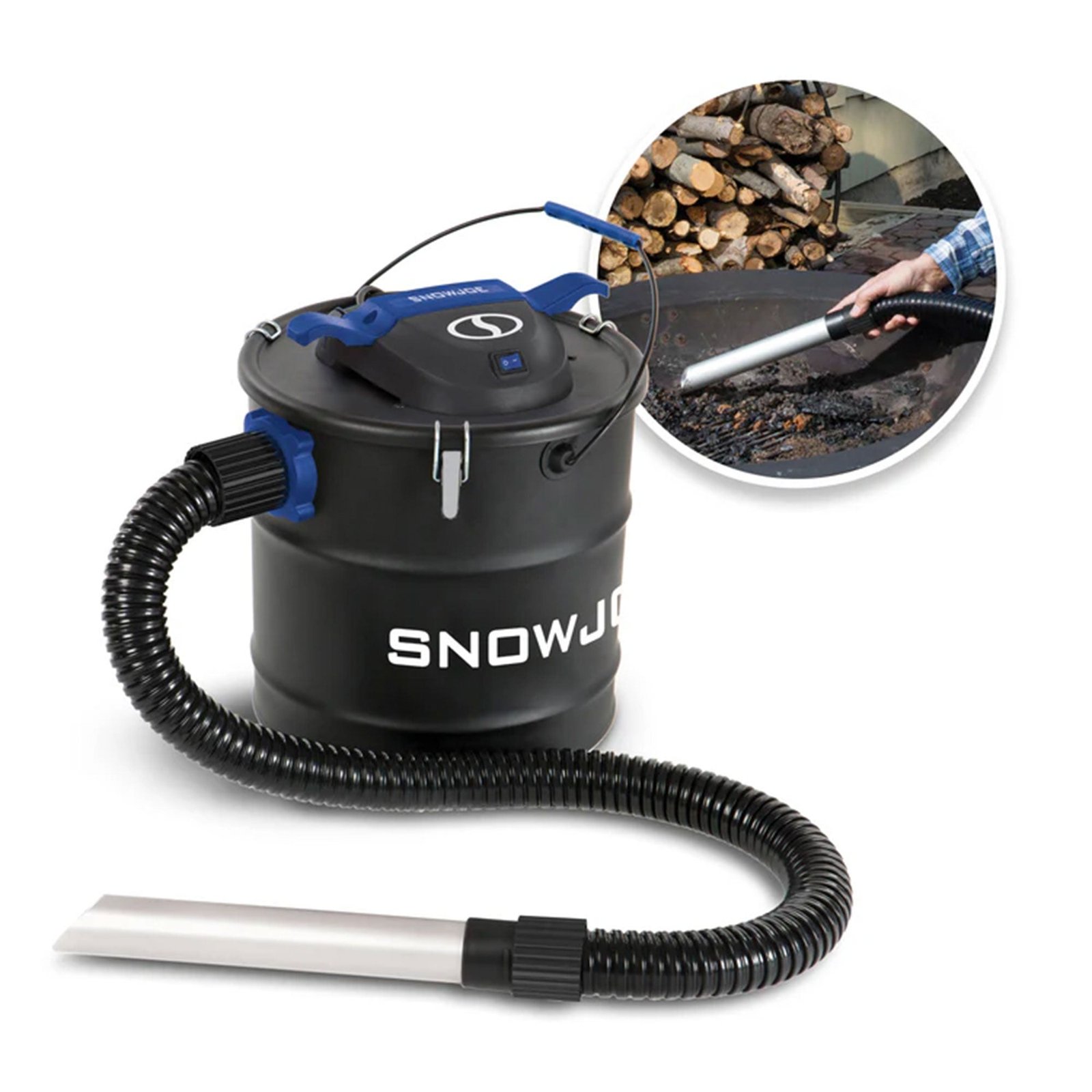 4.8 Gallon Bagless Ash Vacuum Cleaner, Metal Canister, Blue, ASHJ202E - Image 11