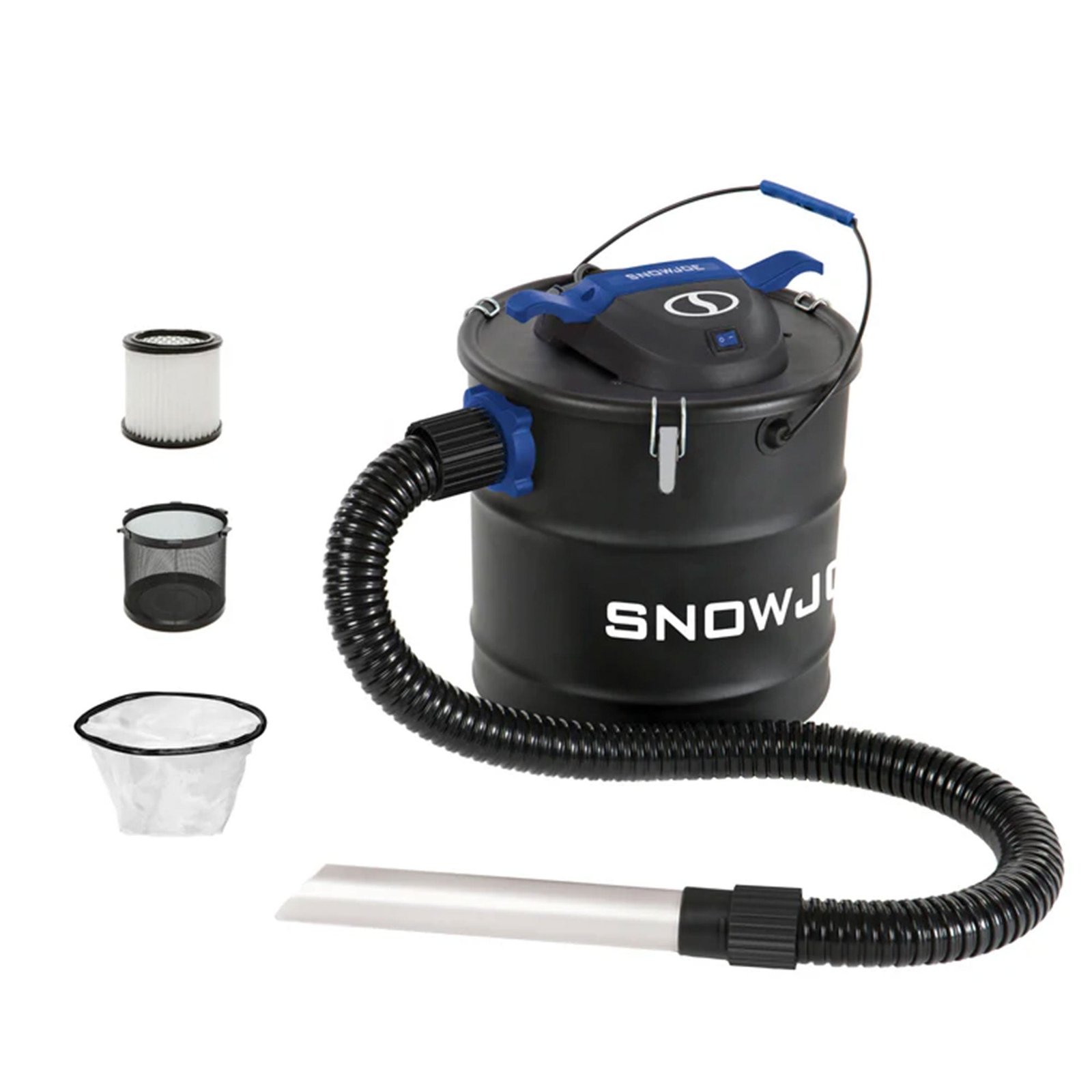 4.8 Gallon Bagless Ash Vacuum Cleaner, Metal Canister, Blue, ASHJ202E