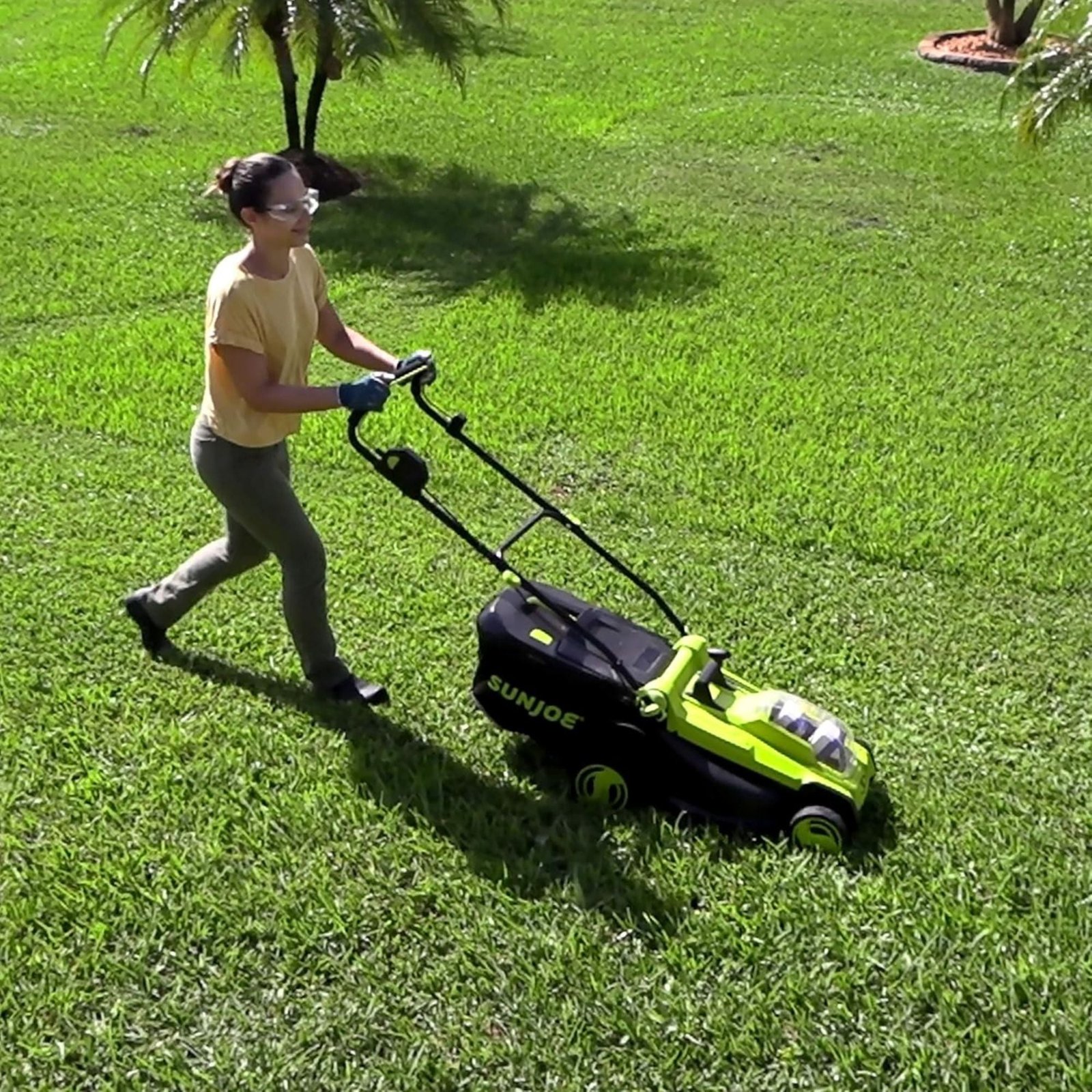 Mulching Walk Behind Lawn Mower, 11 Gallon Grass Catcher, 24V-X2-17LM - Image 12