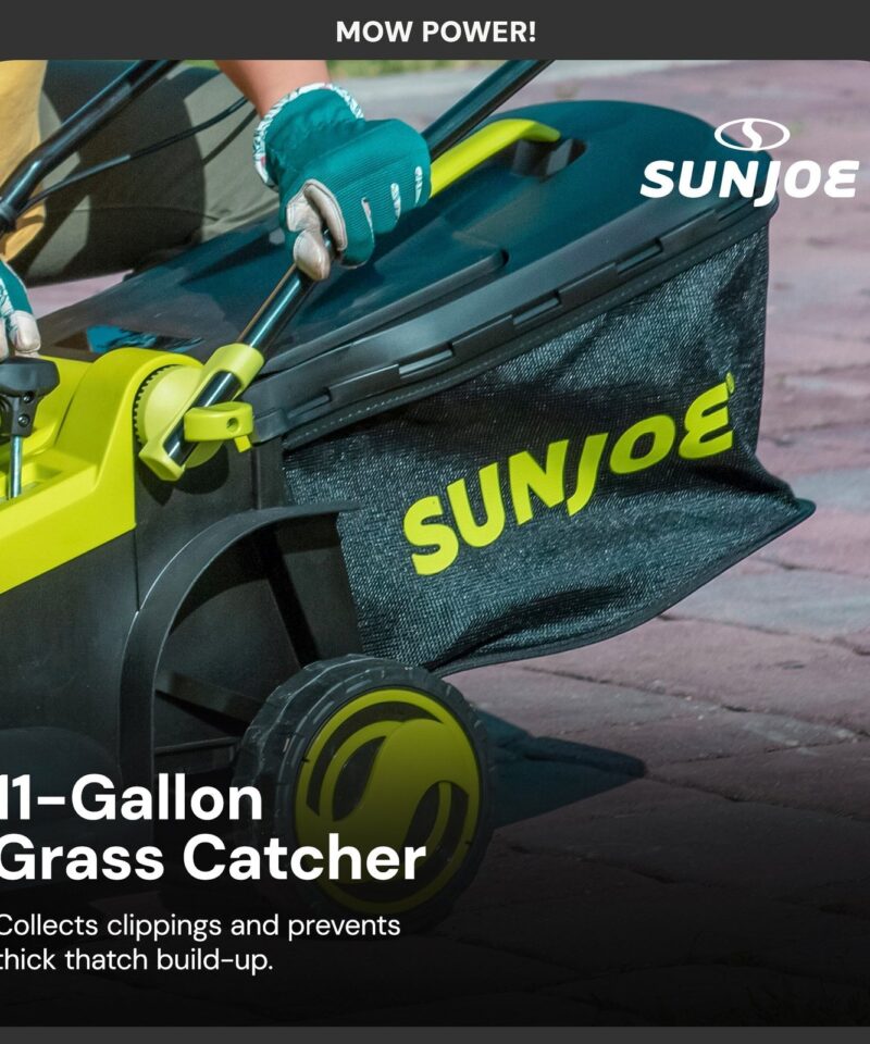 Mulching Walk Behind Lawn Mower, 11 Gallon Grass Catcher, 24V-X2-17LM - Image 8