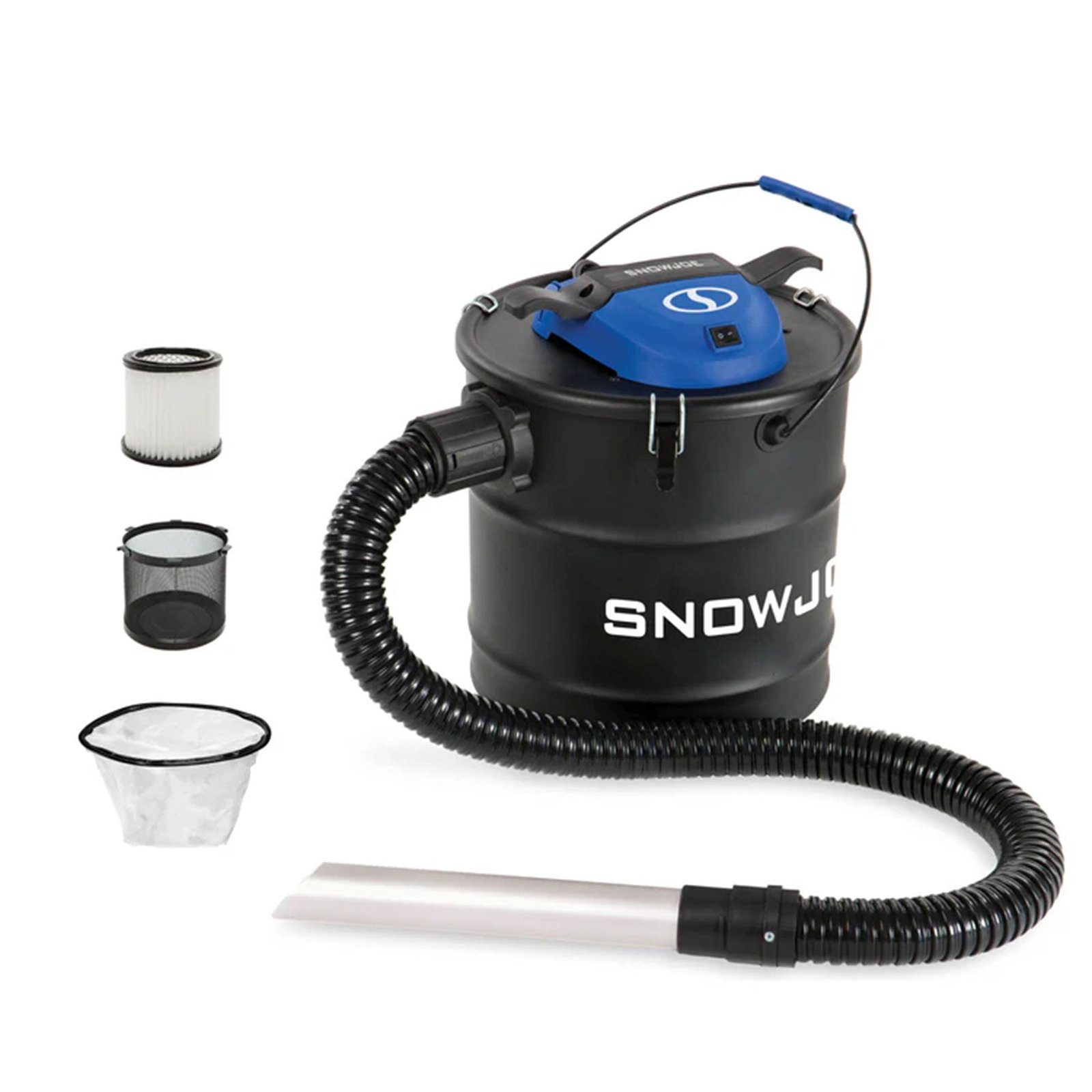 4.8 Gallon Bagless Ash Vacuum Cleaner, Metal Canister, Black, ASHJ201