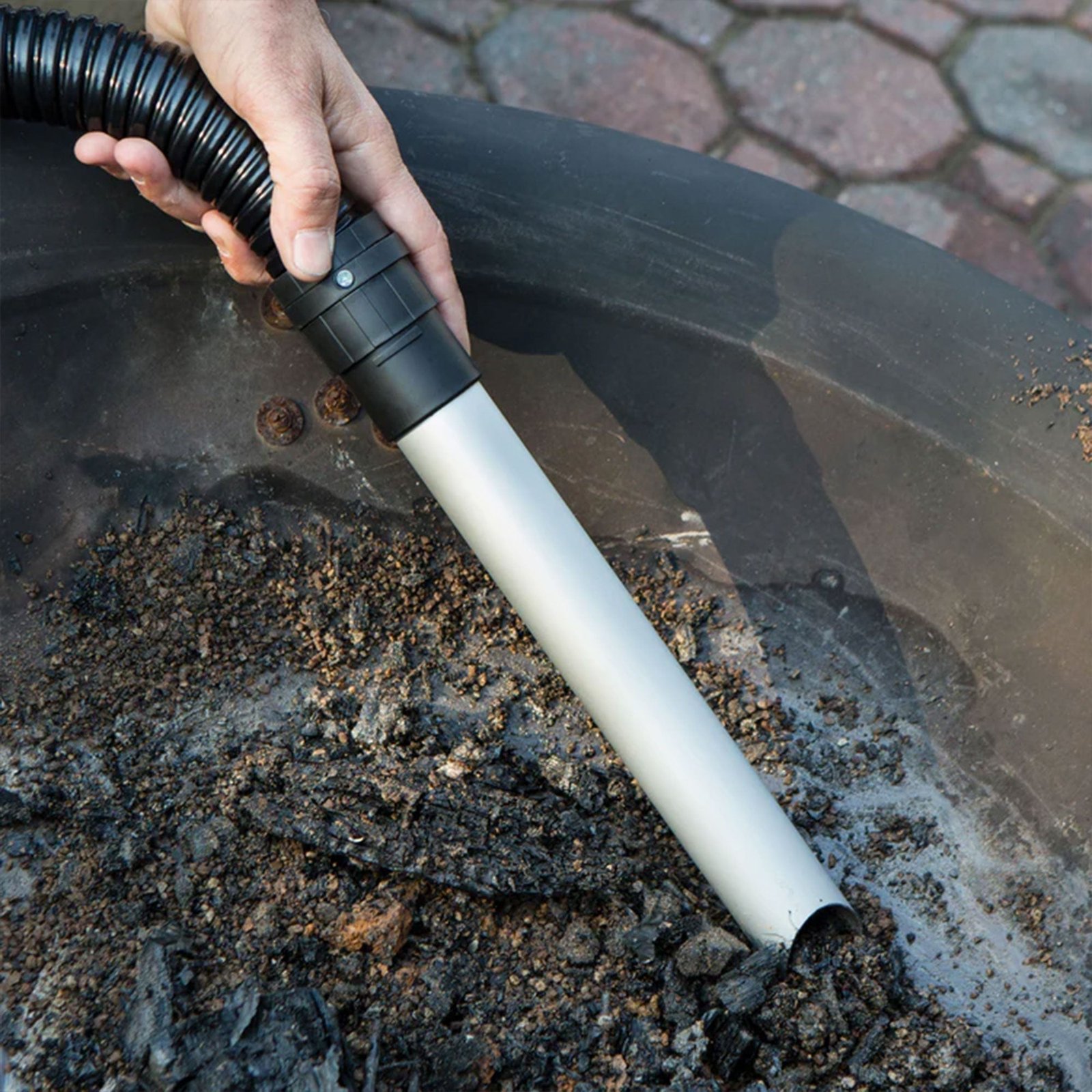 4.8 Gallon Bagless Ash Vacuum Cleaner, Metal Canister, Black, ASHJ201 - Image 8