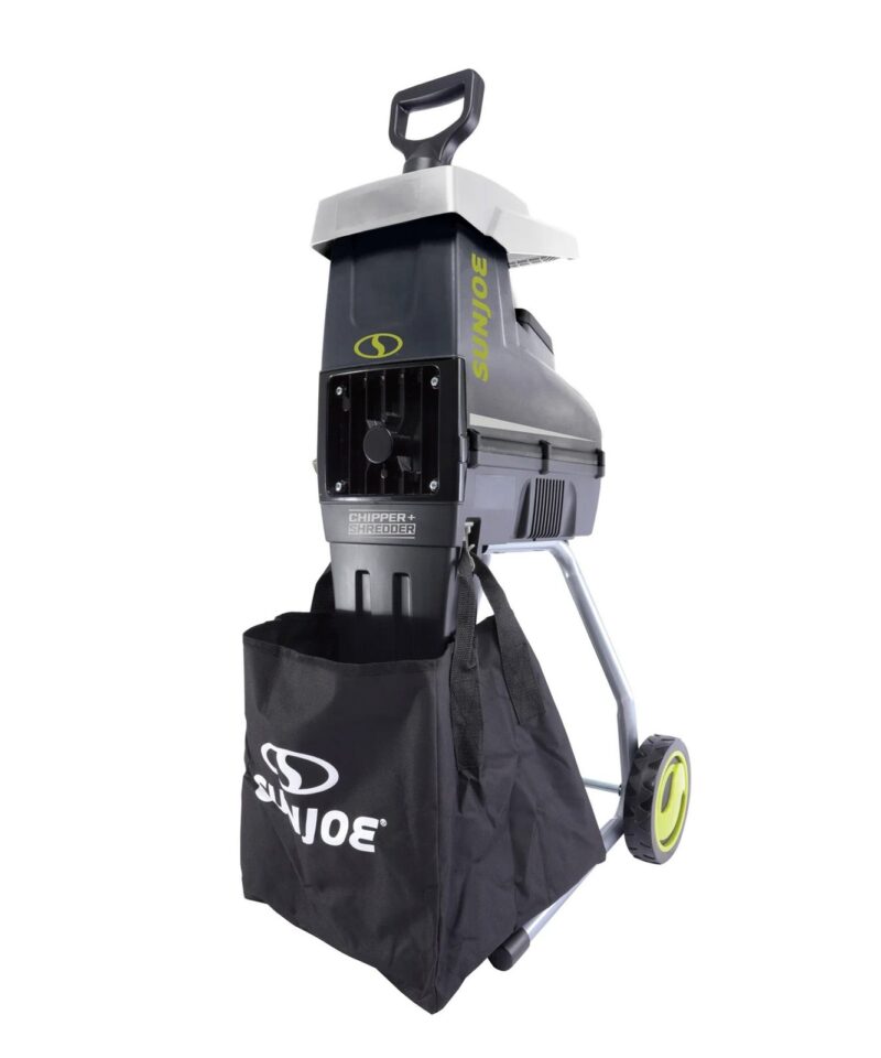 Silent Wood Chipper Shredder, 15 Amp Machine with 1.7″ Diameter, CJ603E - Image 8