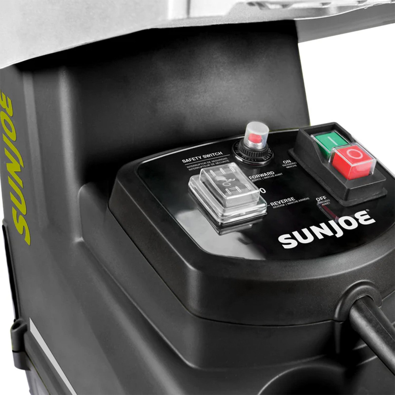 Silent Wood Chipper Shredder, 15 Amp Machine with 1.7″ Diameter, CJ603E - Image 12