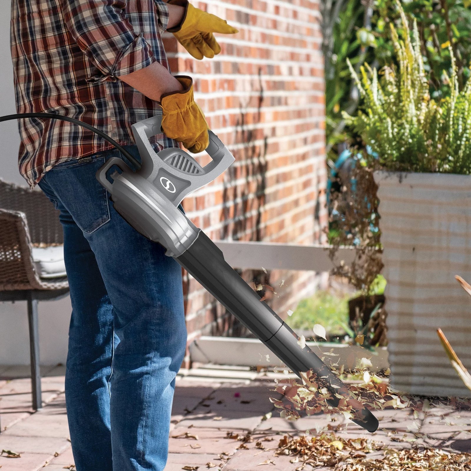 Electric All Purpose Leaf Blower, 6 Amp Motor, 155MPH Air Speed, SBJ597E - Image 7