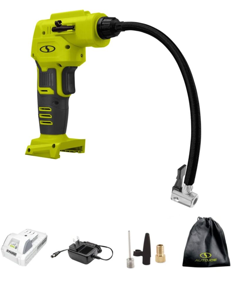 Auto Joe Portable Air Compressor Cordless Tire Inflate Pump, 24V-AJC-LTE