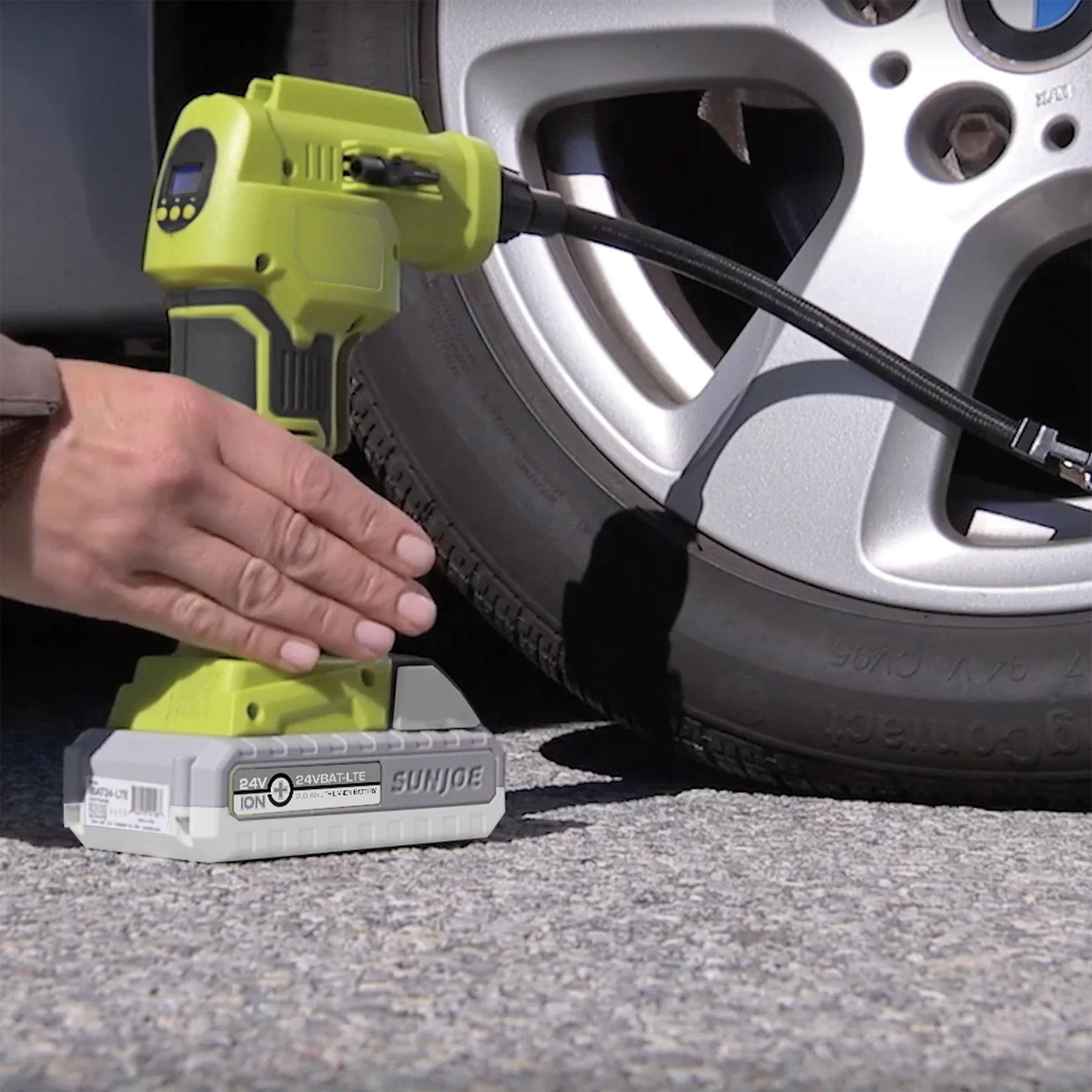 Auto Joe Portable Air Compressor Cordless Tire Inflate Pump, 24V-AJC-LTE - Image 8