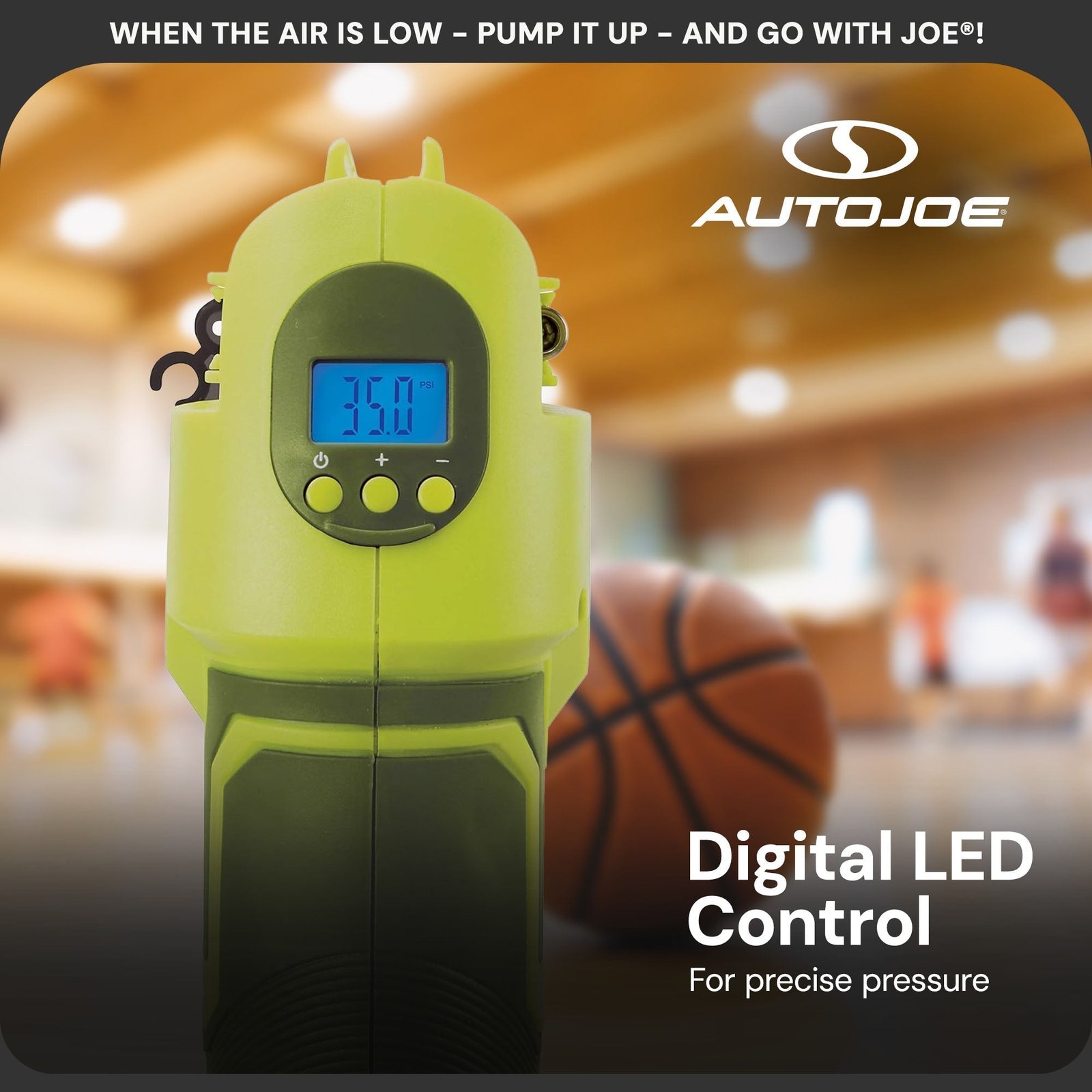 Auto Joe Portable Air Compressor Cordless Tire Inflate Pump, 24V-AJC-LTE - Image 7