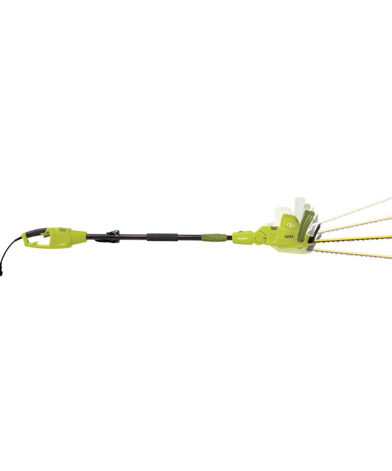 19” Electric Pole Hedge Trimmer, Portable Dual Blade Tool SJH904E, Green - Image 11