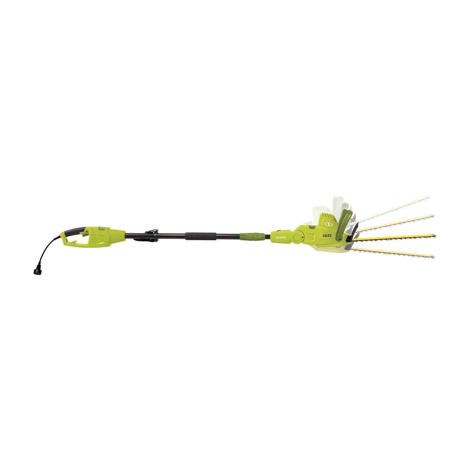 19” Electric Pole Hedge Trimmer, Portable Dual Blade Tool SJH904E, Green - Image 11